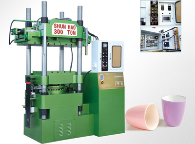 double color automatic melamine tableware making machine