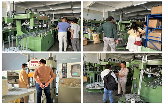 customers visit Shunhao Factory