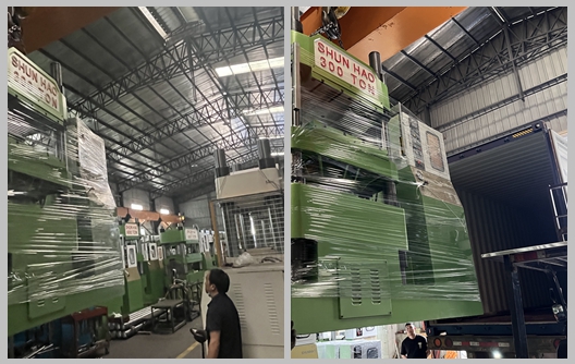 เครื่องจักรสำหรับการขนส่งภาชนะเมลามีนขนาด 300 ตันของโรงงาน Shunhao