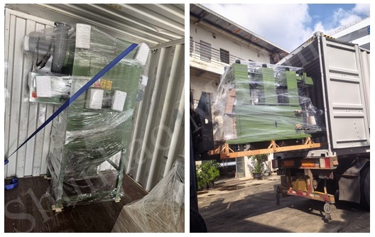 โรงงาน Shunhao จัดส่งเครื่องเจียรขอบเมลามีนล็อตใหม่สำเร็จเรียบร้อยแล้ว