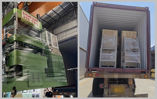 เครื่องจักรกดภาชนะเมลามีน 300 ตัน และเครื่องอุ่นล่วงหน้าสำหรับการขนส่ง