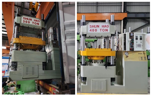 โรงงาน Shunhao โรงงานเครื่องผลิตเครื่องเมลามีนไฮดรอลิกสีแบบกำหนดเองจัดส่ง